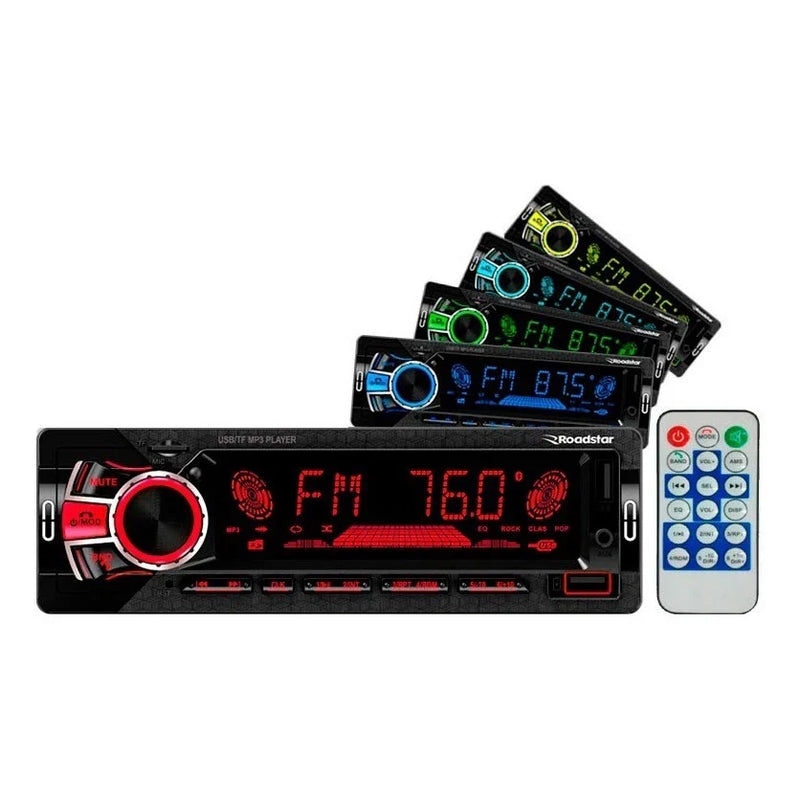 Rádio MP3 Player Bluetooth Roadstar RS-2751BR Plus – Conectividade e Estilo no Seu Carro