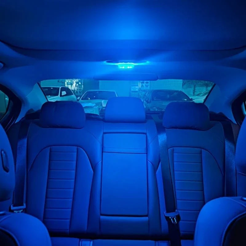 Luz de Teto com Sensor LED para Carro - Iluminação Interior Discreta e Prática